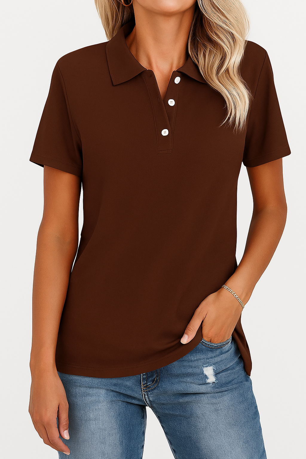 Julia | Åndbare Polo T-shirts med Elegant Udseende
