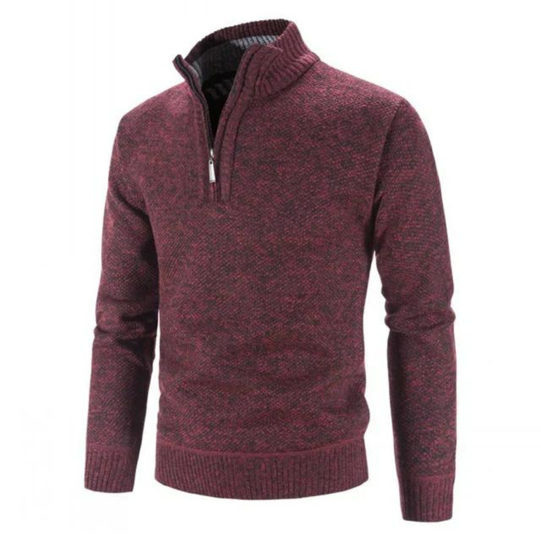 EDWARD | MEN’S CLASSIC HALF-ZIP KNIT SWEATER