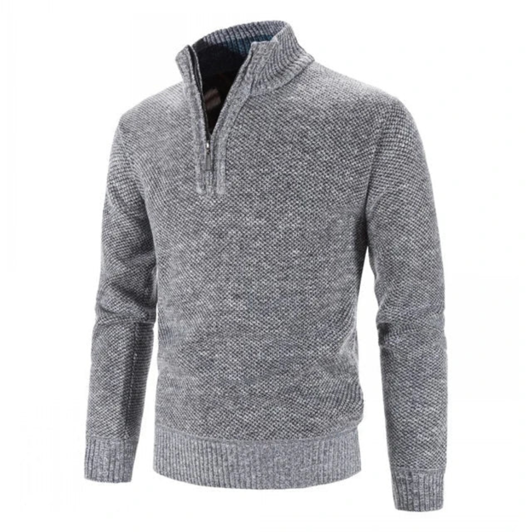 EDWARD | MEN’S CLASSIC HALF-ZIP KNIT SWEATER