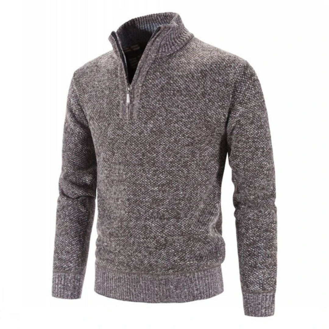 EDWARD | MEN’S CLASSIC HALF-ZIP KNIT SWEATER