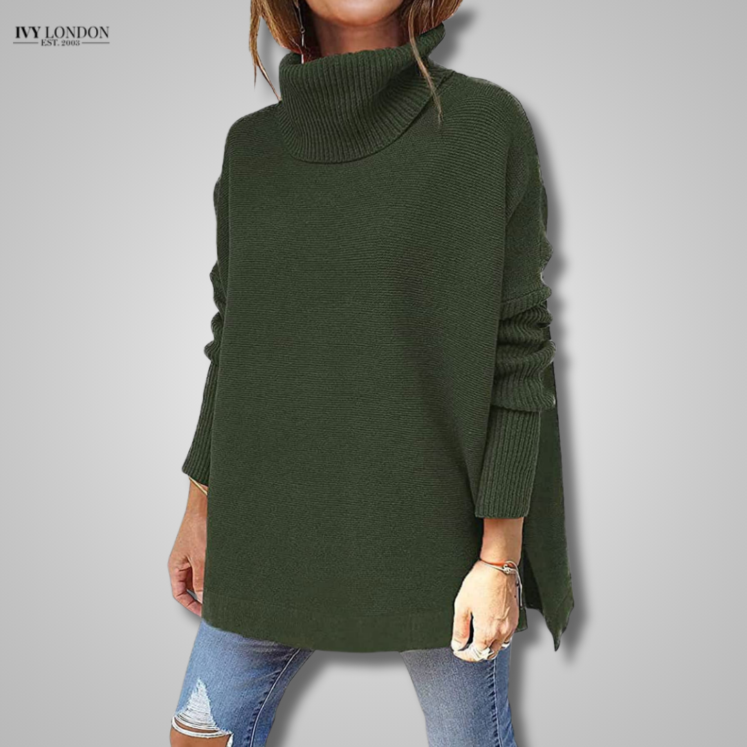 CATALEYA | COZY KNIT SWEATER WITH TUMMY COVERAGE