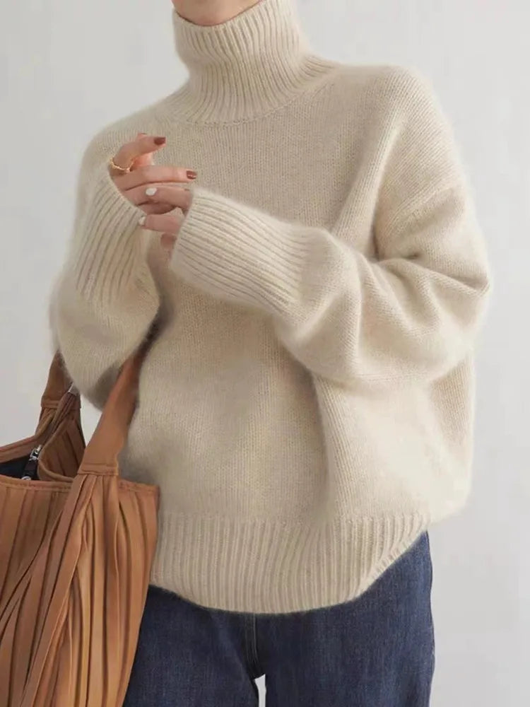 LINDA | TURTLENECK CASHMERE SWEATER