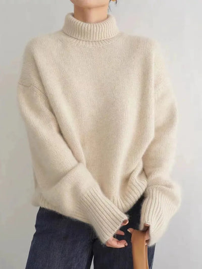 LINDA | TURTLENECK CASHMERE SWEATER