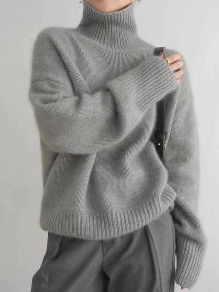 LINDA | TURTLENECK CASHMERE SWEATER