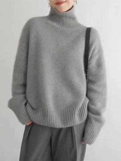 LINDA | TURTLENECK CASHMERE SWEATER
