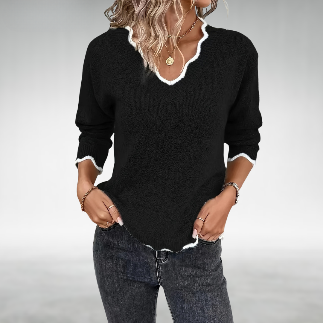 JILLY | COZY V-NECK JUMPER