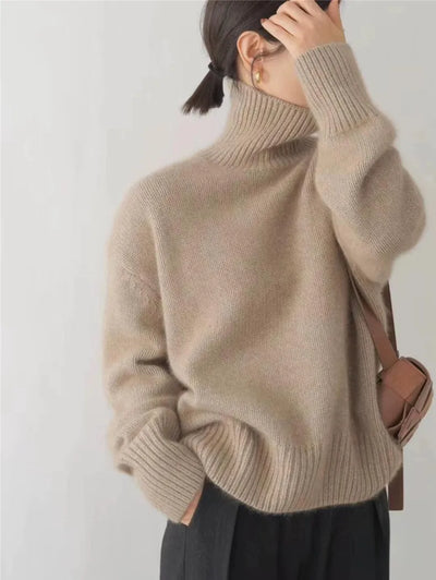 LINDA | TURTLENECK CASHMERE SWEATER