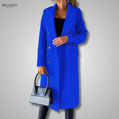PAMELA | ELEGANT LONG COAT WITH TUMMY COVERAGE