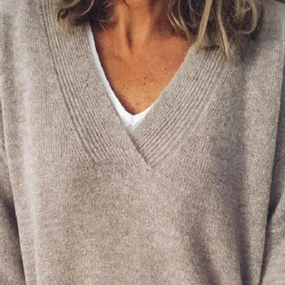 STELLA | LUXURY CASHMERE V-NECK PULLOVER